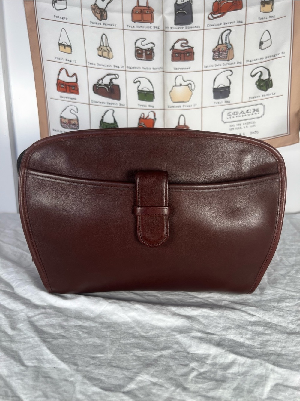 Vintage Coach Brighton Bag 9895 Mahogany Glove Tanned Leather - Picture 2 of 15